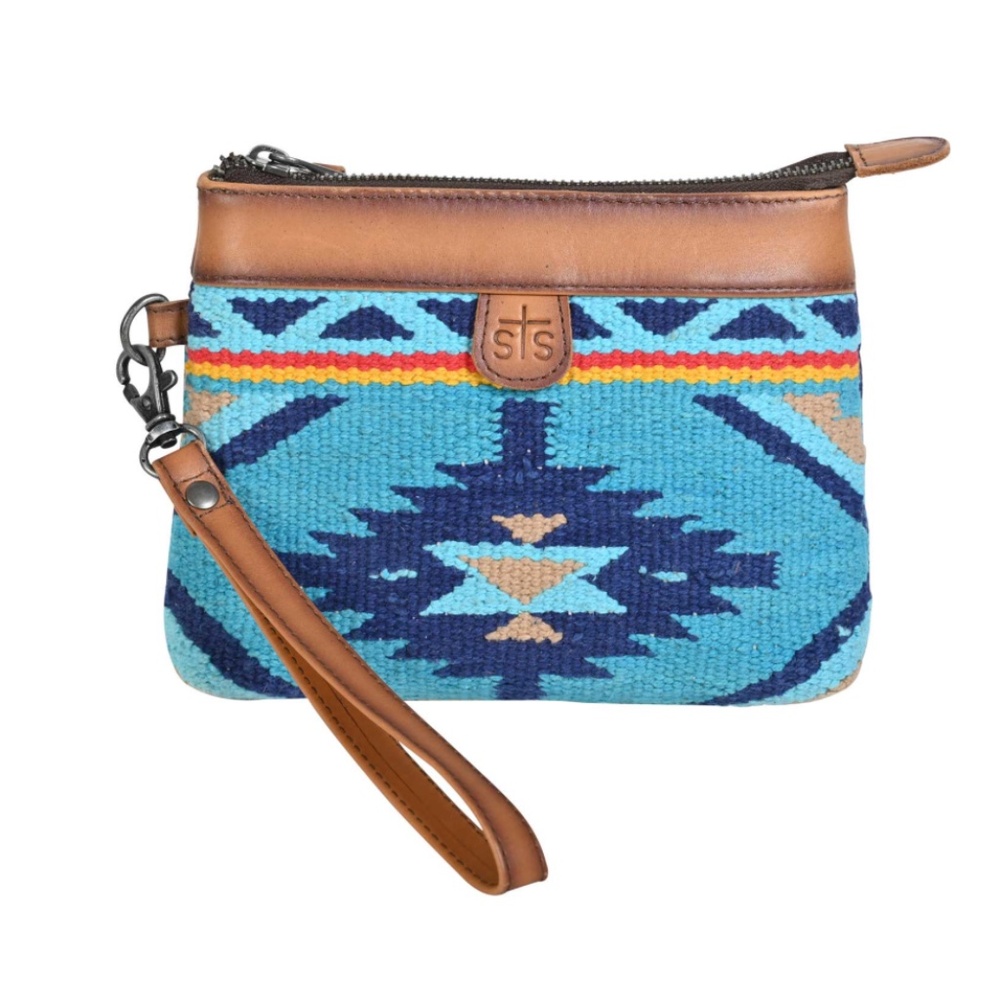 NWT - Mojave Sky Pouch by STS - Makeup Pouch - Wristlet